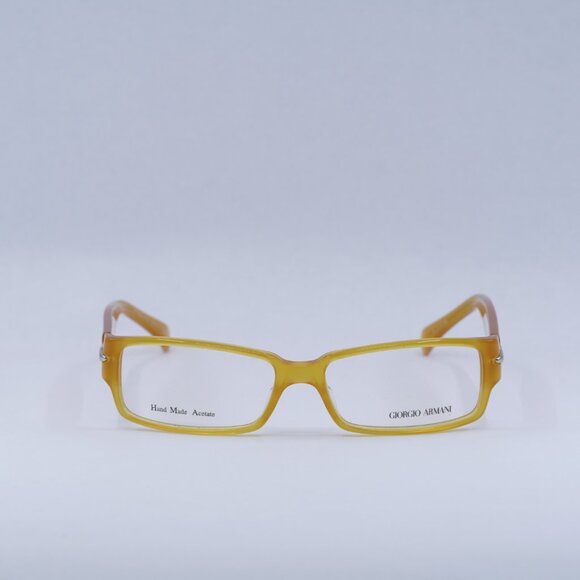 🕶️ New Giorgio Armani GA 713 PD9 Eyeglasses - Honey Gold Frame - Picture 2 of 11